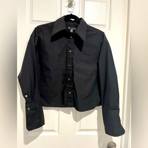 Banana Republic Boxy Cropped Shirt